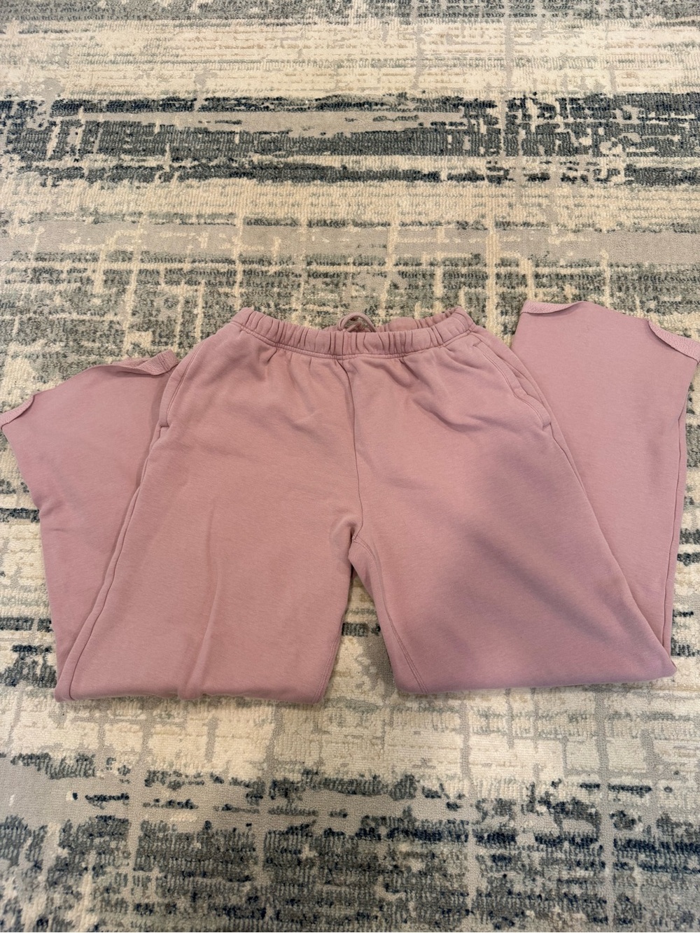 Skims cotton Fleece Straight leg Pant